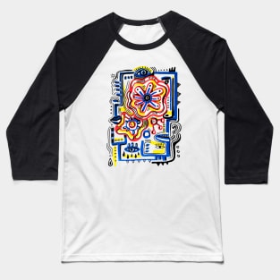 abstract faces Baseball T-Shirt